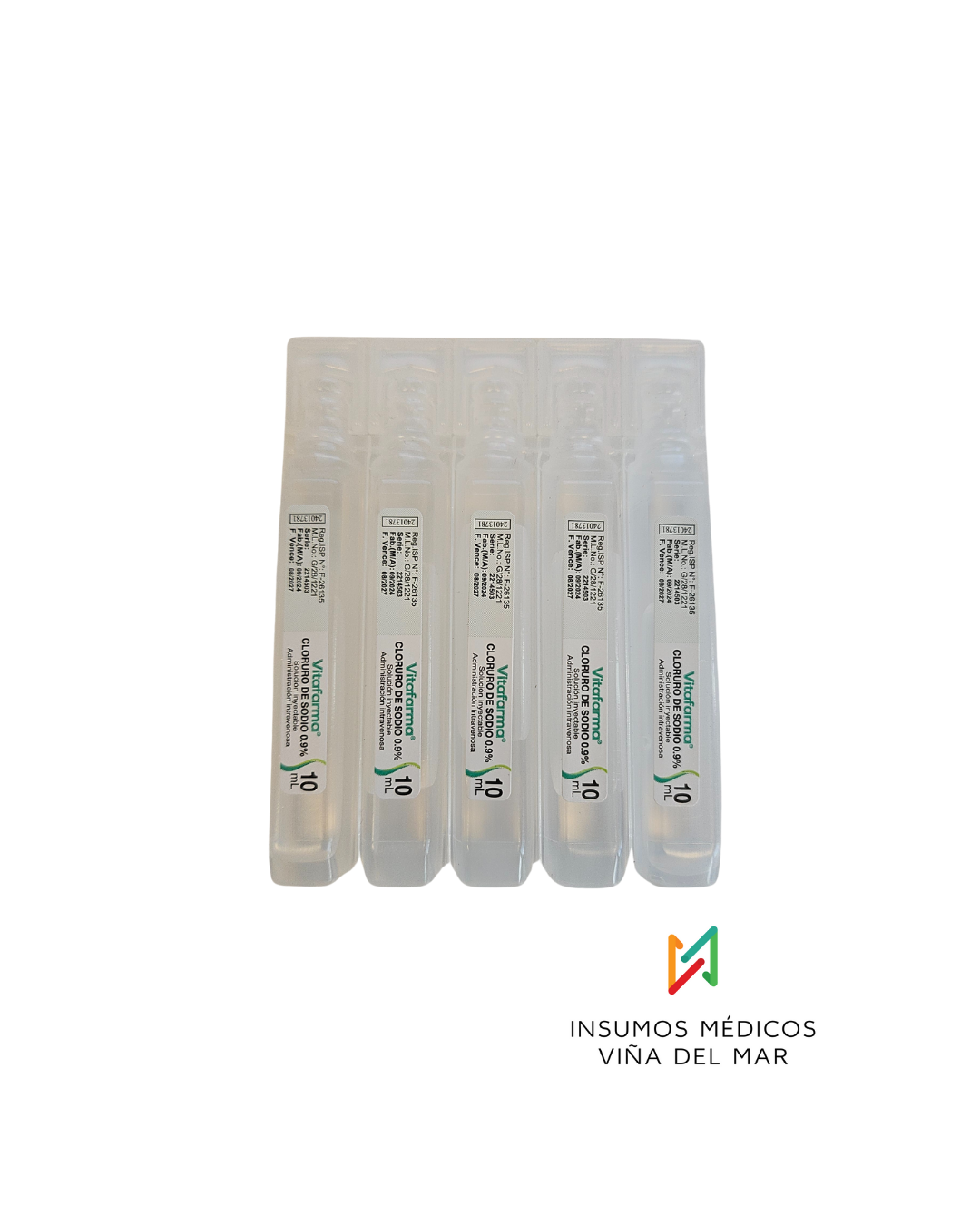 CLORURO DE SODIO SOLUCIÓN INY. 0.9% 10 ML