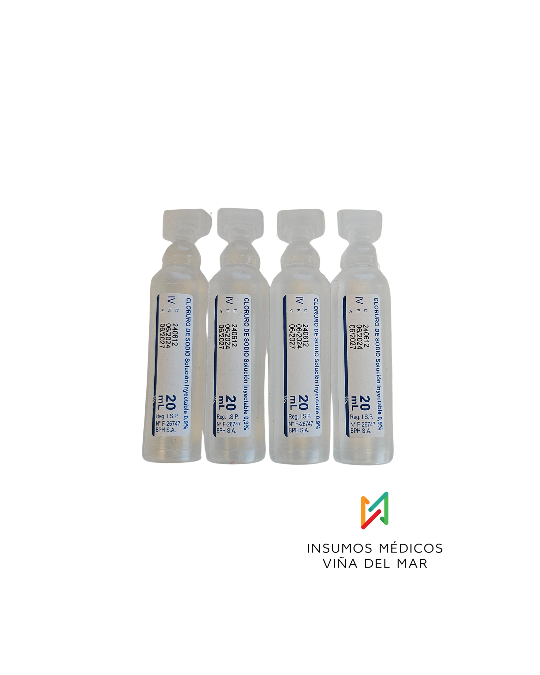 CLORURO DE SODIO SOLUCIÓN INY. 0.9% 20 ML