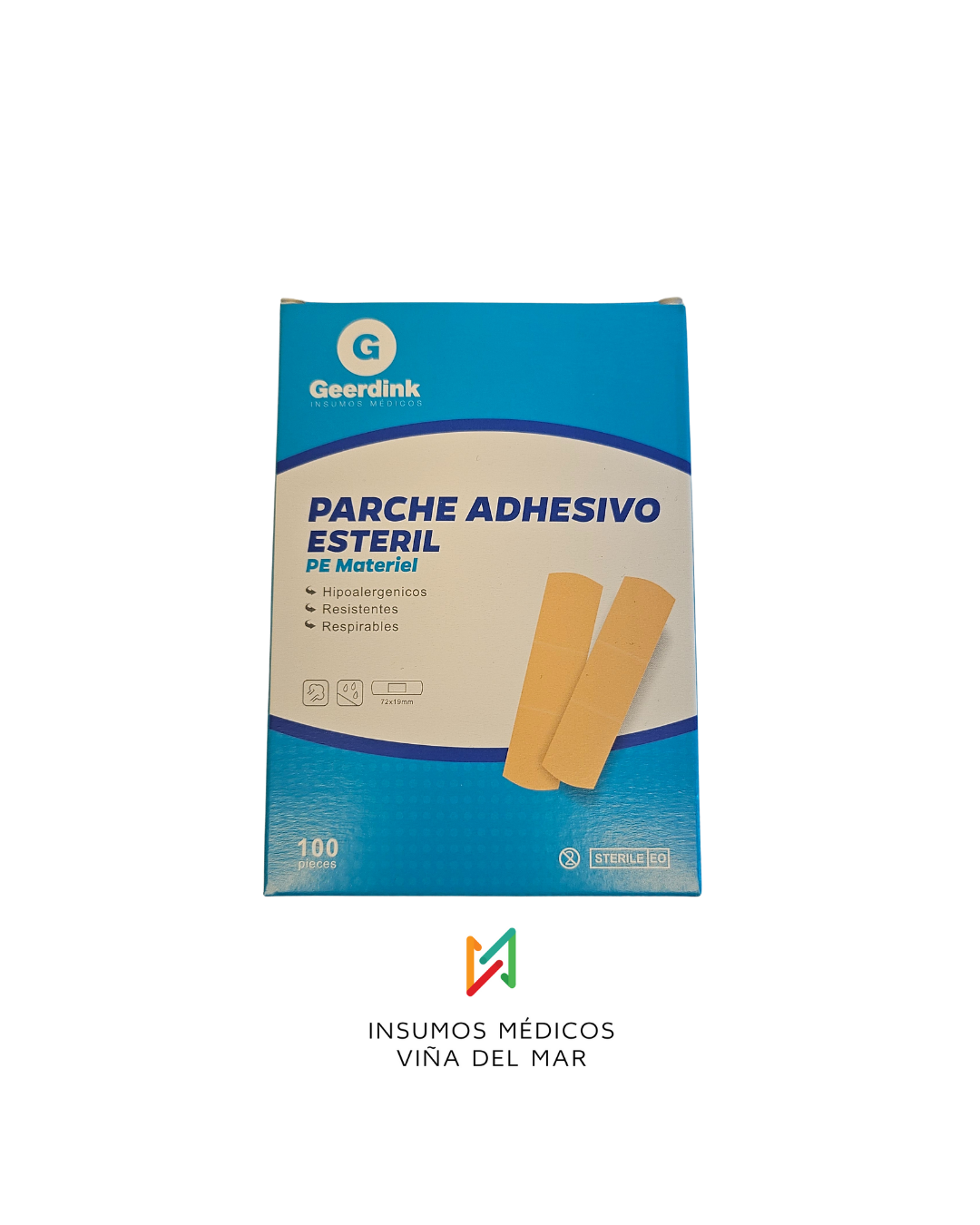 PARCHES CURITAS CAJA