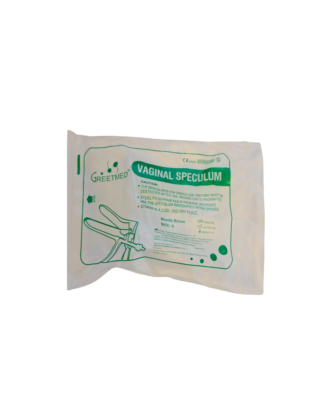 ESPECULO VAGINAL DESECHABLE TALLA S